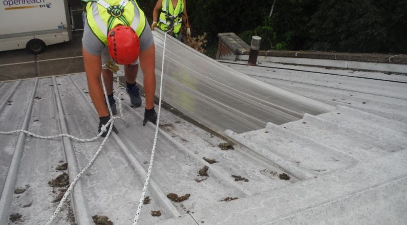Fall Protection Bridgend Industrial Skylights Replacement 